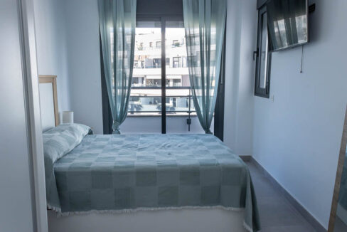 Dormitorio principal amueblado en Garrucha