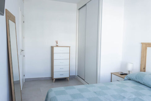 Dormitorio principal amueblado en Garrucha