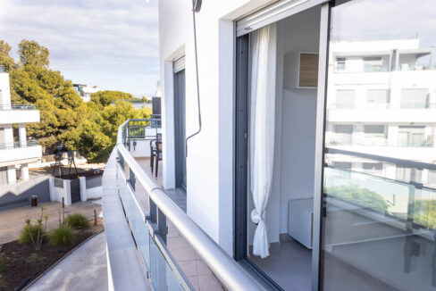 Terraza y vistas Urbanización Pinar de Garrucha