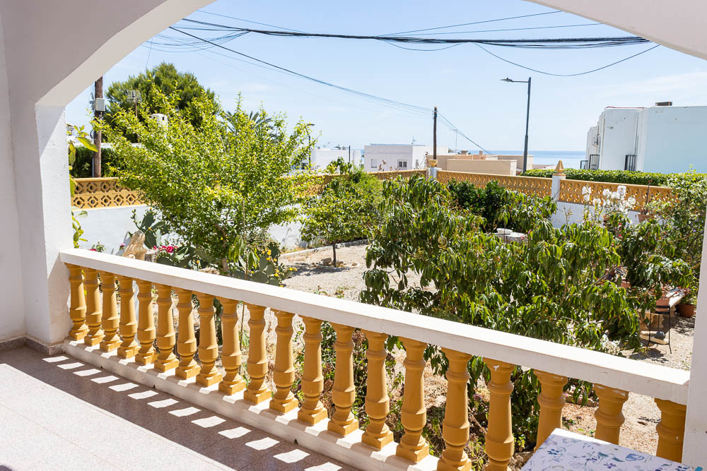 Spectacular Andalusian-Style Semi-Detached Villa with Sea Views in El Palmeral, Mojacar